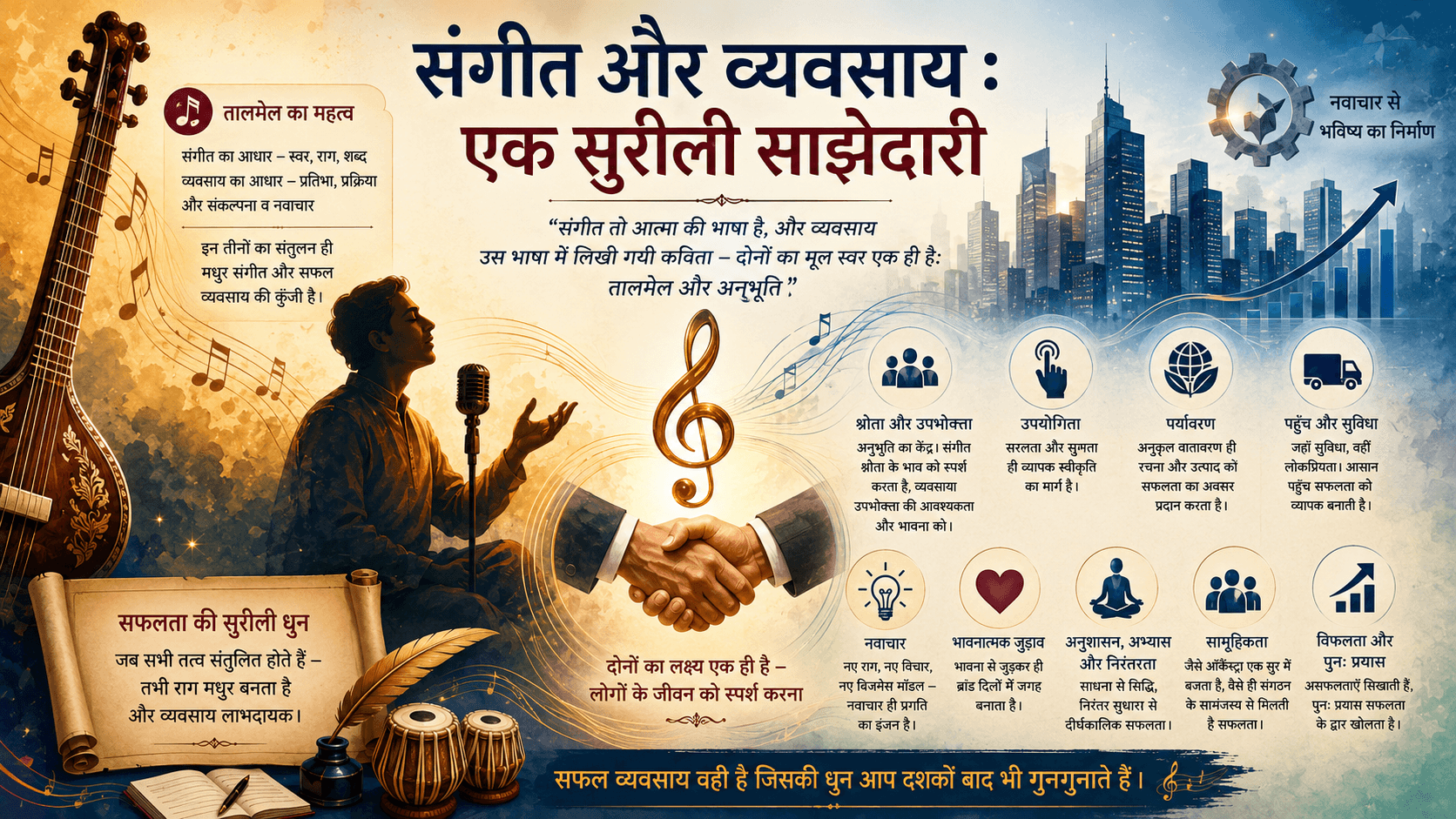 व्यवसाय के संगीत सूत्र